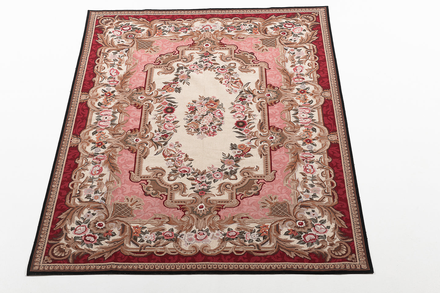 Needle point Classic Floral French Style Drawing 245x167 CM Aubusson (Galleria Farah1970)