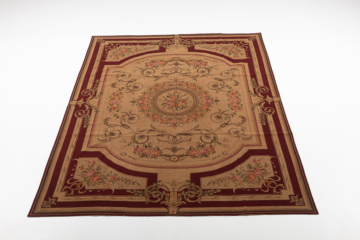 Needle point Classic Floral French Style Drawing 362x266 CM Aubusson (Galleria Farah1970)