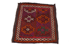 Carica l'immagine nel visualizzatore di Gallery, Authentic original hand knotted Kilim / kelem / Cicim 50x42 CM
