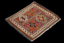 Load image into Gallery viewer, Authentic original hand knotted Kilim / kelem / Cicim 50x45 CM
