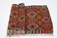 Carica l'immagine nel visualizzatore di Gallery, Original  Hand Made Rustic Kilim / Cicim CM CM 125x60
