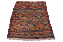 Carica l&#39;immagine nel visualizzatore di Gallery, Original Hand Made Rustic Kilim / Cicim CM 100x75
