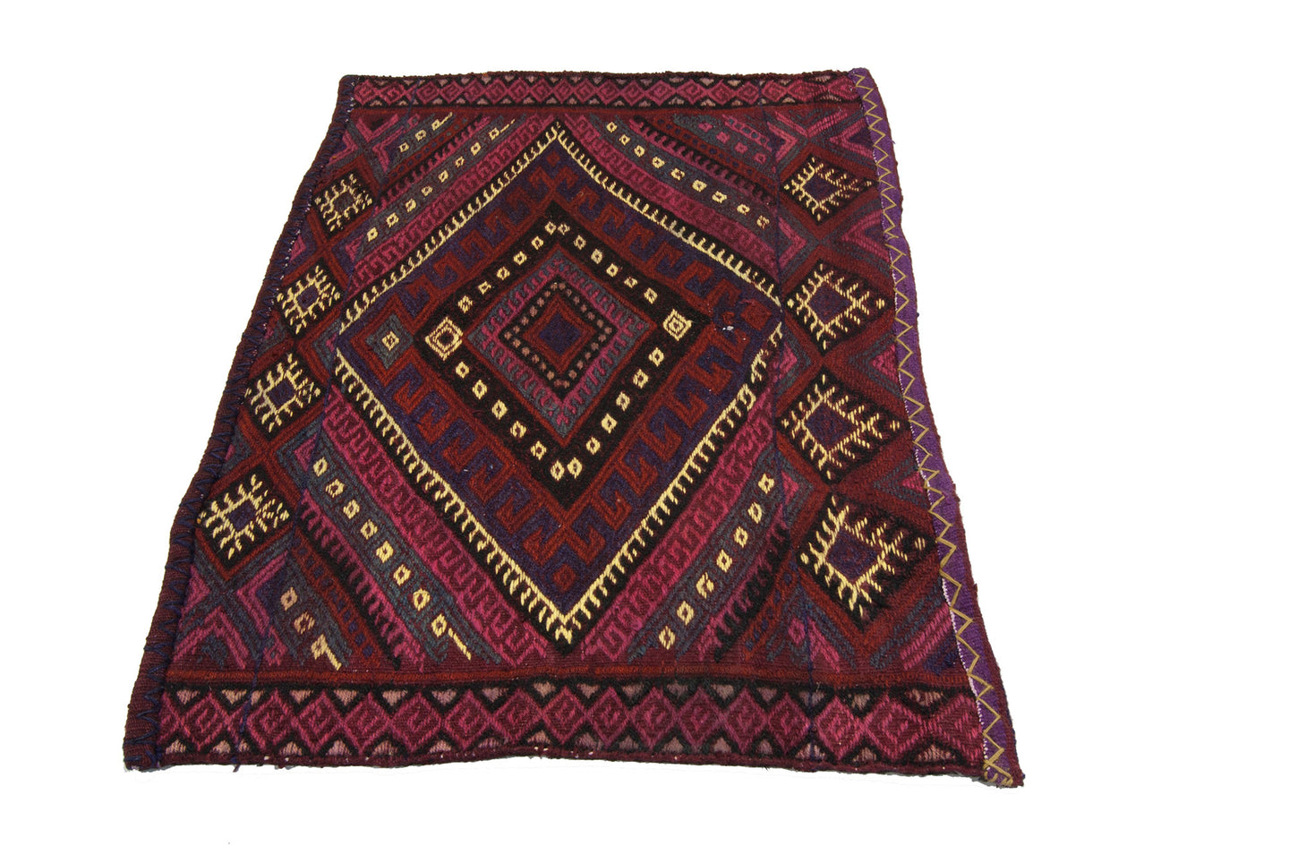 Original Authentic Hand Made Rustic Kilim / Cicim 110x80 CM