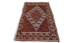 Carica l&#39;immagine nel visualizzatore di Gallery, Original Authentic Hand Made Rustic Kilim / Cicim 133x80 CM
