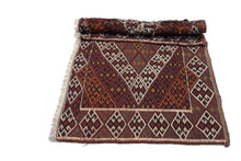 Carica l&#39;immagine nel visualizzatore di Gallery, Original Authentic Hand Made Rustic Kilim / Cicim 133x80 CM
