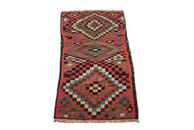 Carica l&#39;immagine nel visualizzatore di Gallery, Original Authentic Hand Made Rustic Kilim / Cicim 190x110 CM
