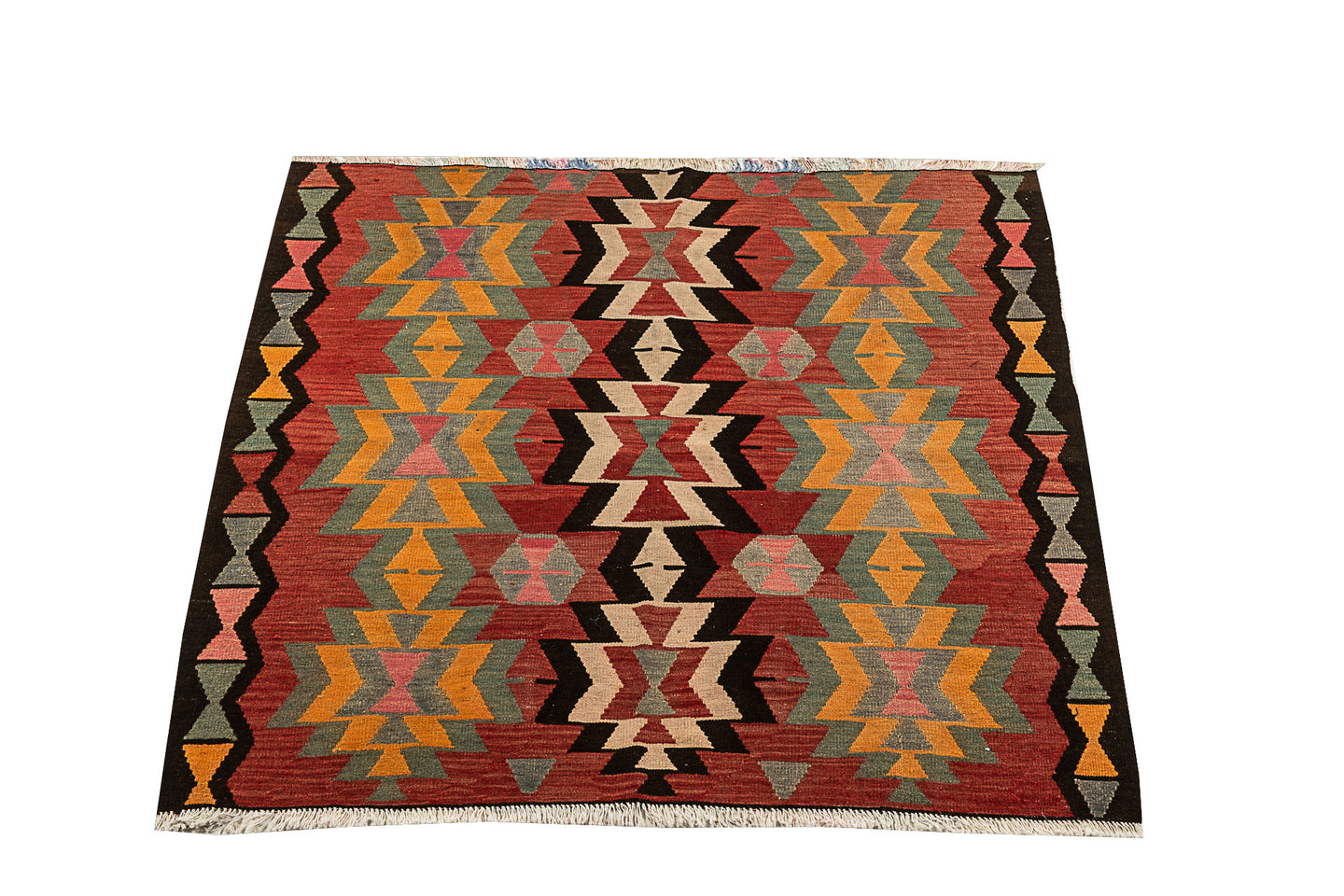 Original Authentic Hand Made Rustic Kilim / Cicim 170x170 CM