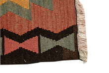 Carica l&#39;immagine nel visualizzatore di Gallery, Original Authentic Hand Made Rustic Kilim / Cicim 170x170 CM
