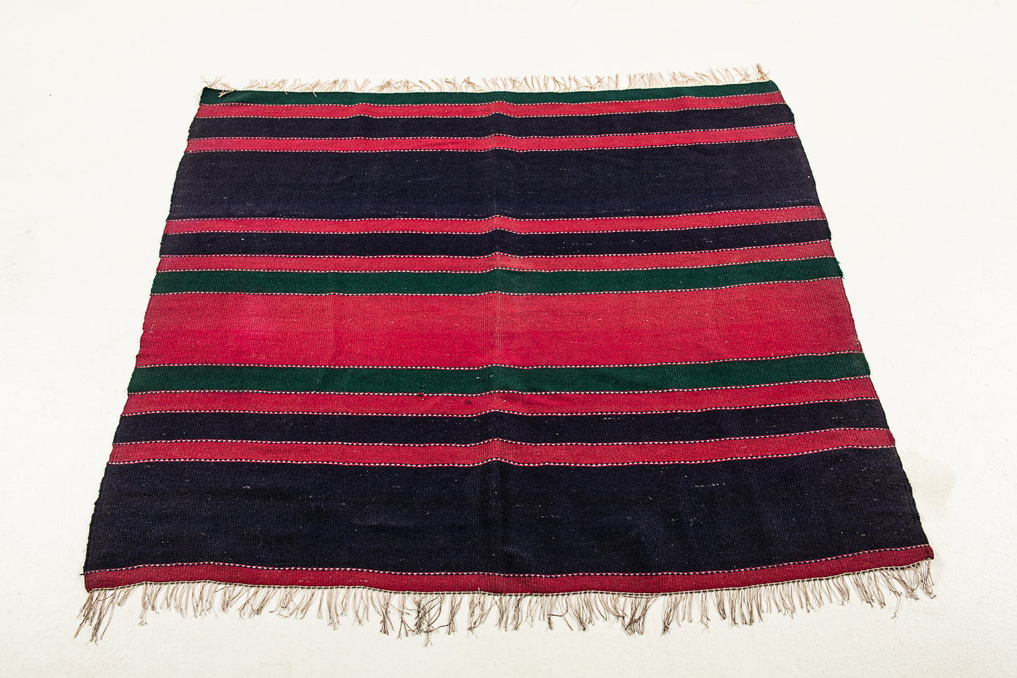 Original Authentic Hand Made Rustic Kilim / Cicim 135x115 CM
