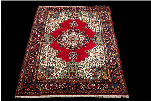 Rectangular Hand knotted carpet Original Colors 290x208 CM