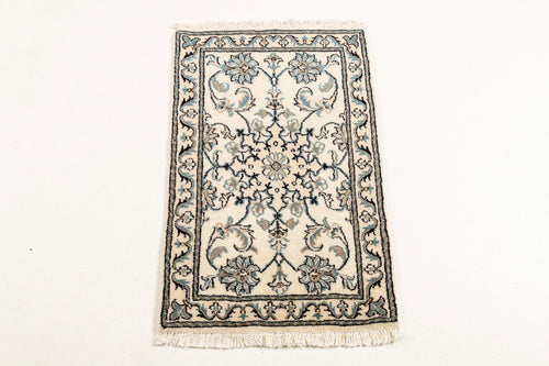 Authentic original hand knotted carpet 90x60 CM