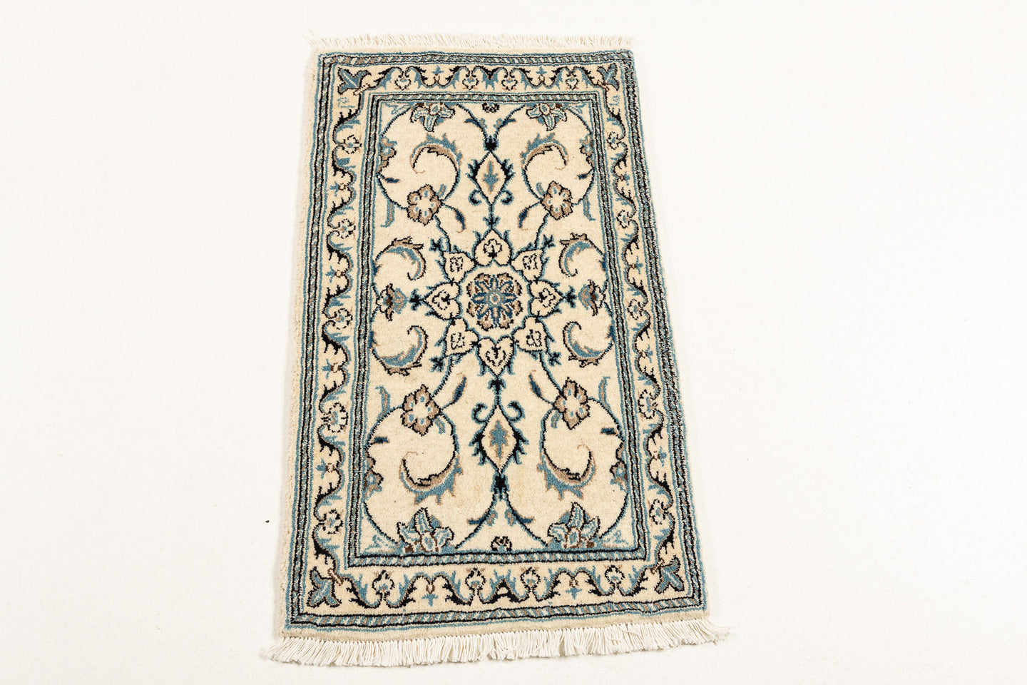 Authentic original hand knotted carpet 90x60 CM