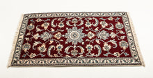 Load image into Gallery viewer, Authentic original hand knotted carpet 139x68 CM
