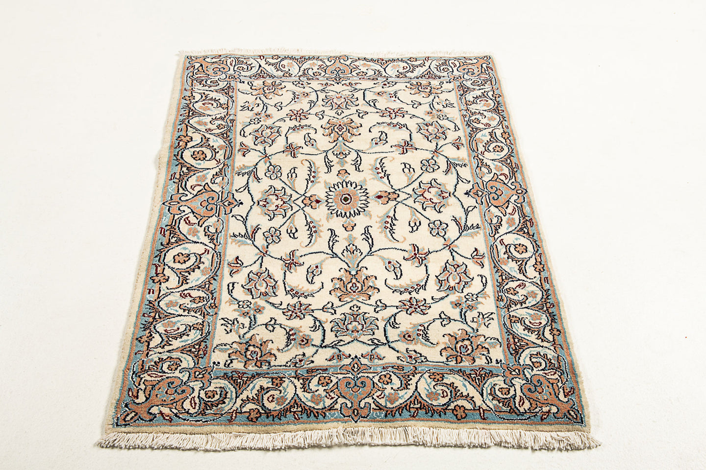 Authentic original hand knotted carpet 143x90 CM