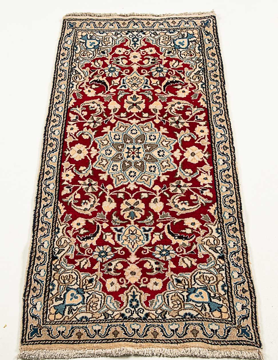Authentic original hand knotted carpet 145x67 CM