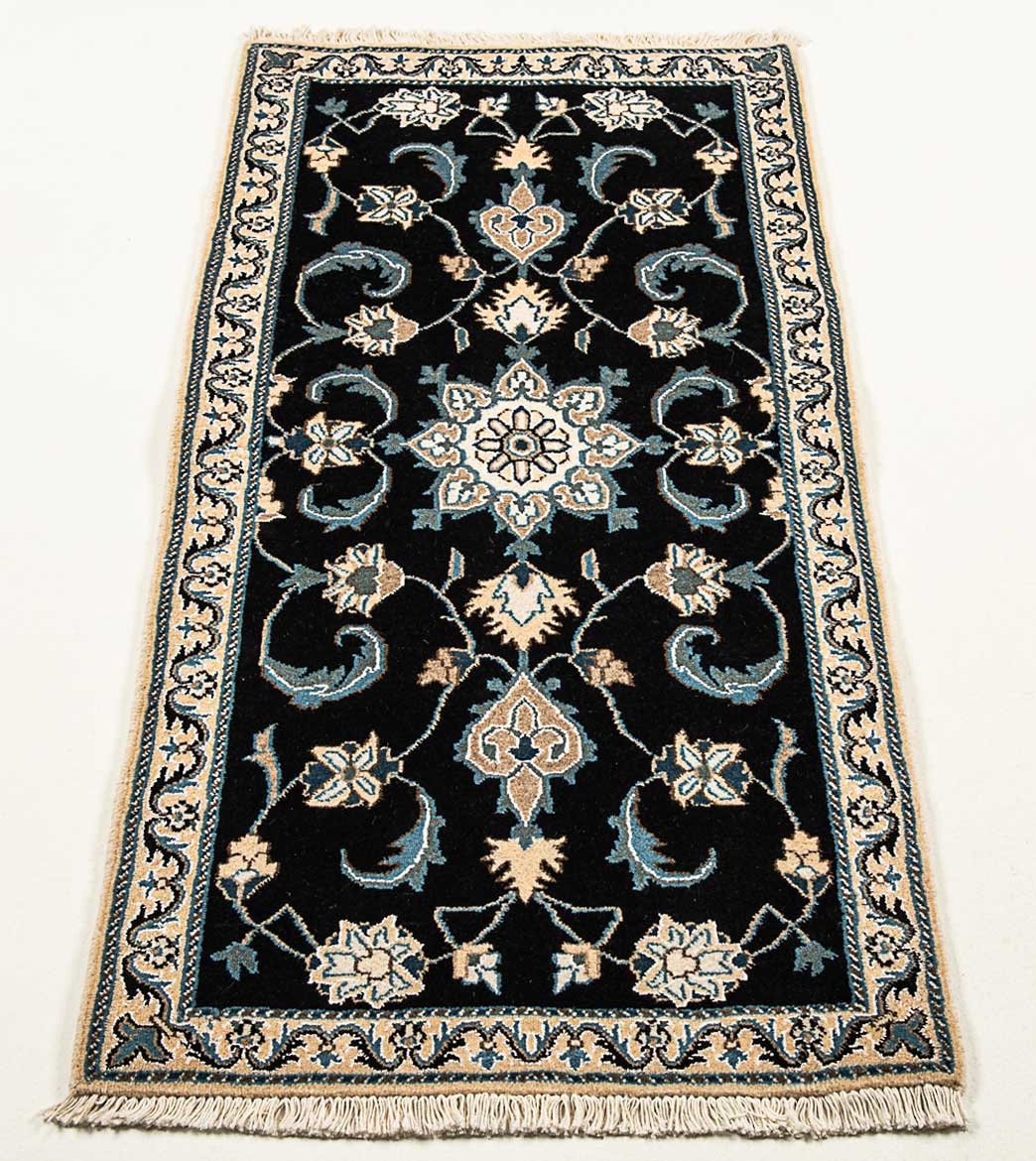 Authentic original hand knotted carpet 145x67 CM