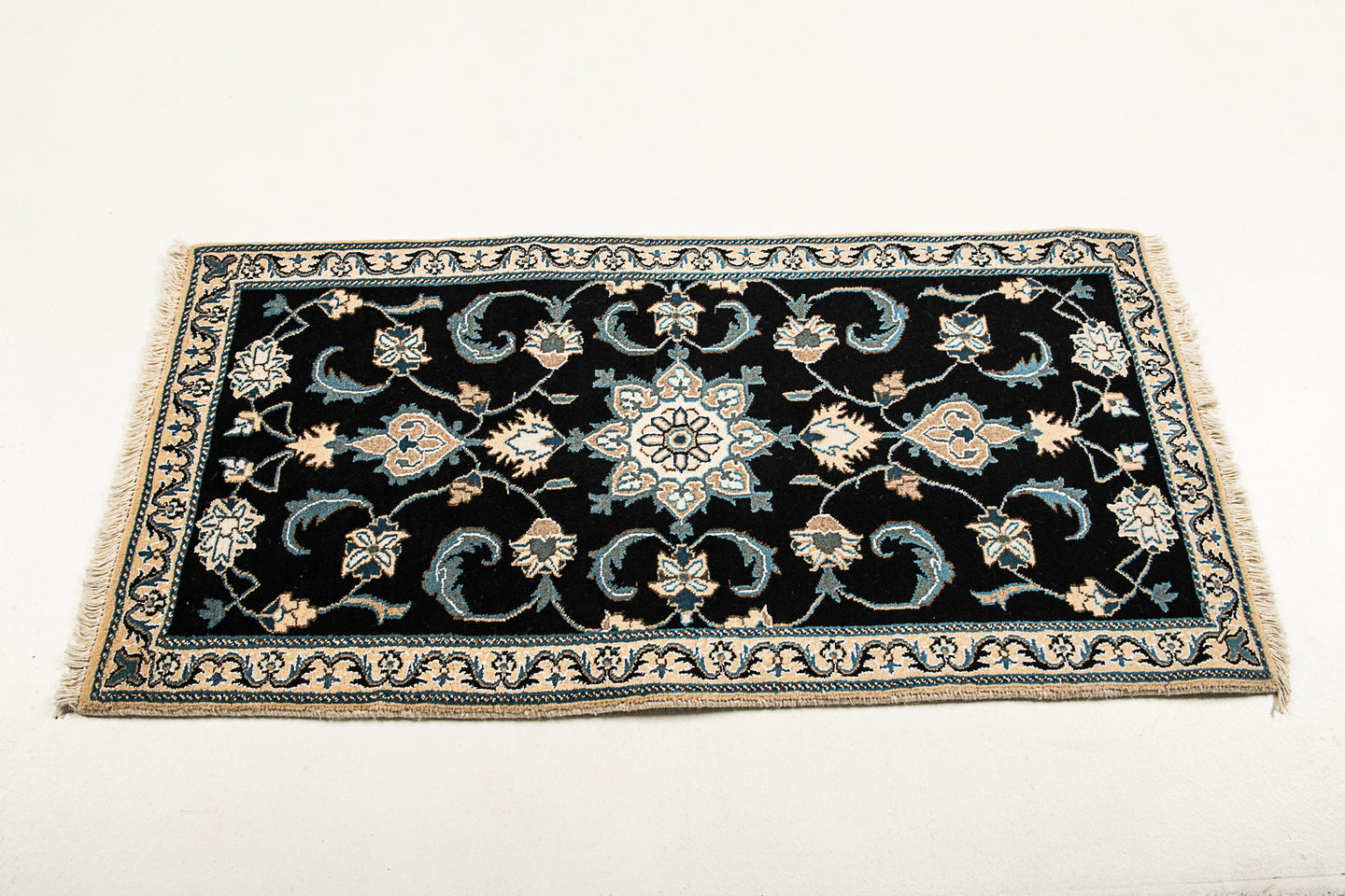 Authentic original hand knotted carpet 145x67 CM