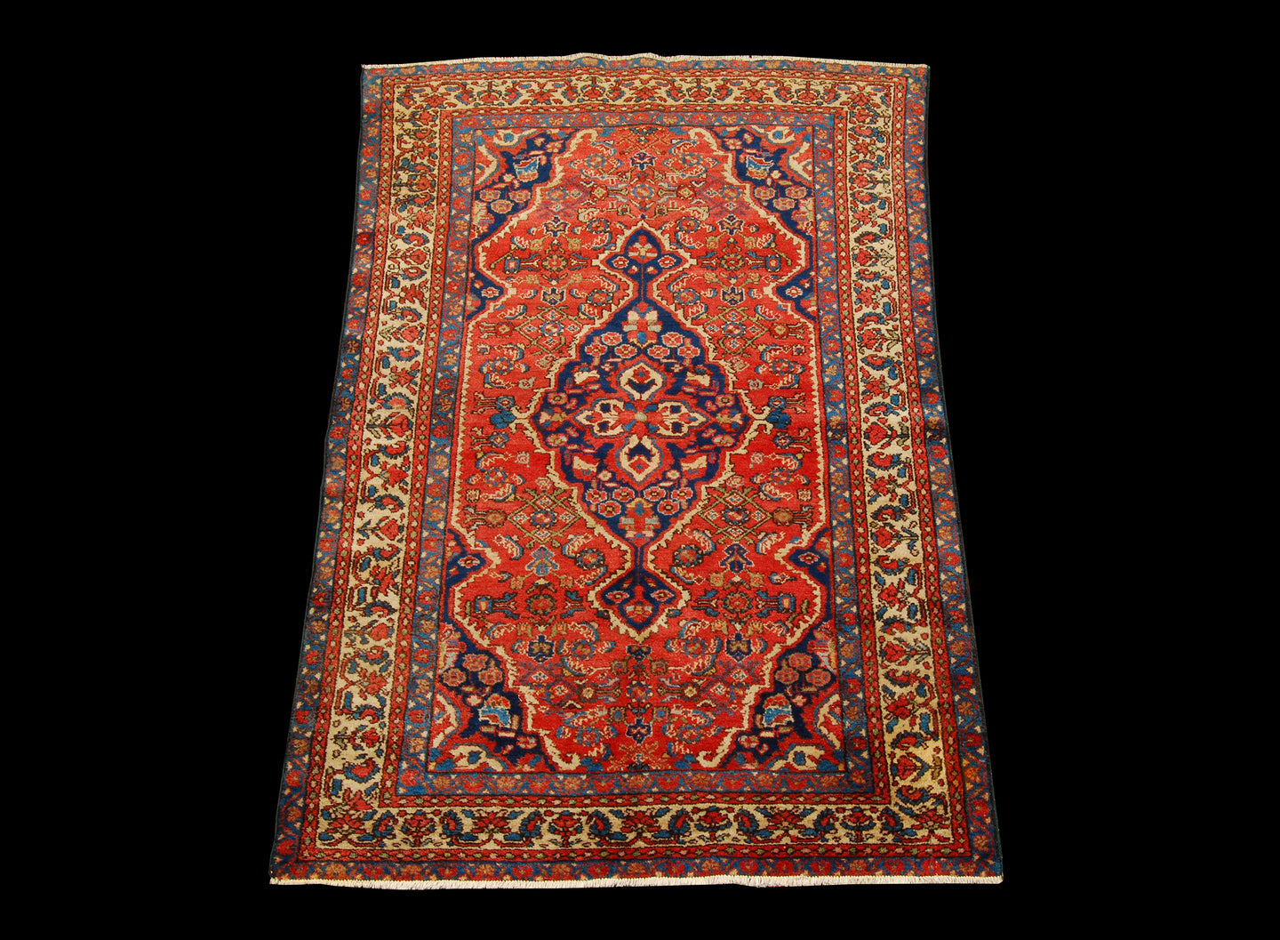 Authentic original hand knotted carpet 205x135 CM BORCHALOO