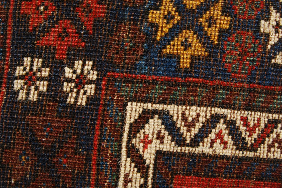 Authentic original hand knotted carpet 190x105 CM