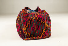 Load image into Gallery viewer, Authentic original hand knotted carpet 125x56x77 CM
