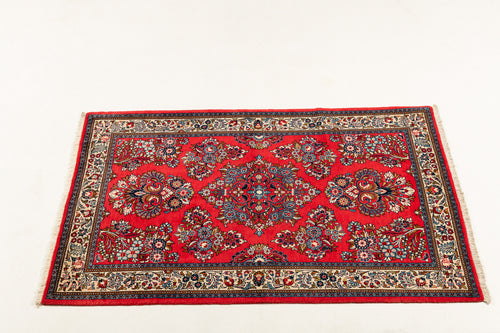 Authentic original hand knotted carpet 210x130 CM