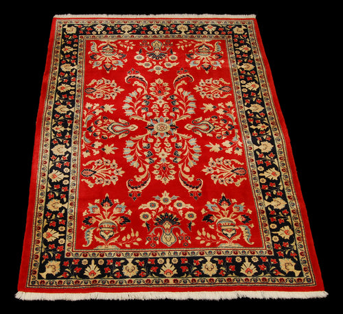 211x142 CM Authentic original hand knotted carpet 