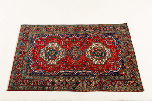 Authentic original hand knotted carpet 190x132 CM