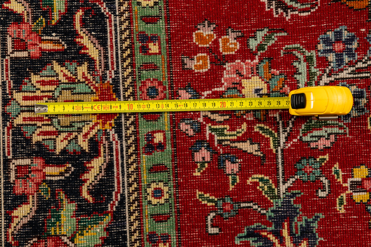 Authentic original hand knotted carpet 185x141 CM