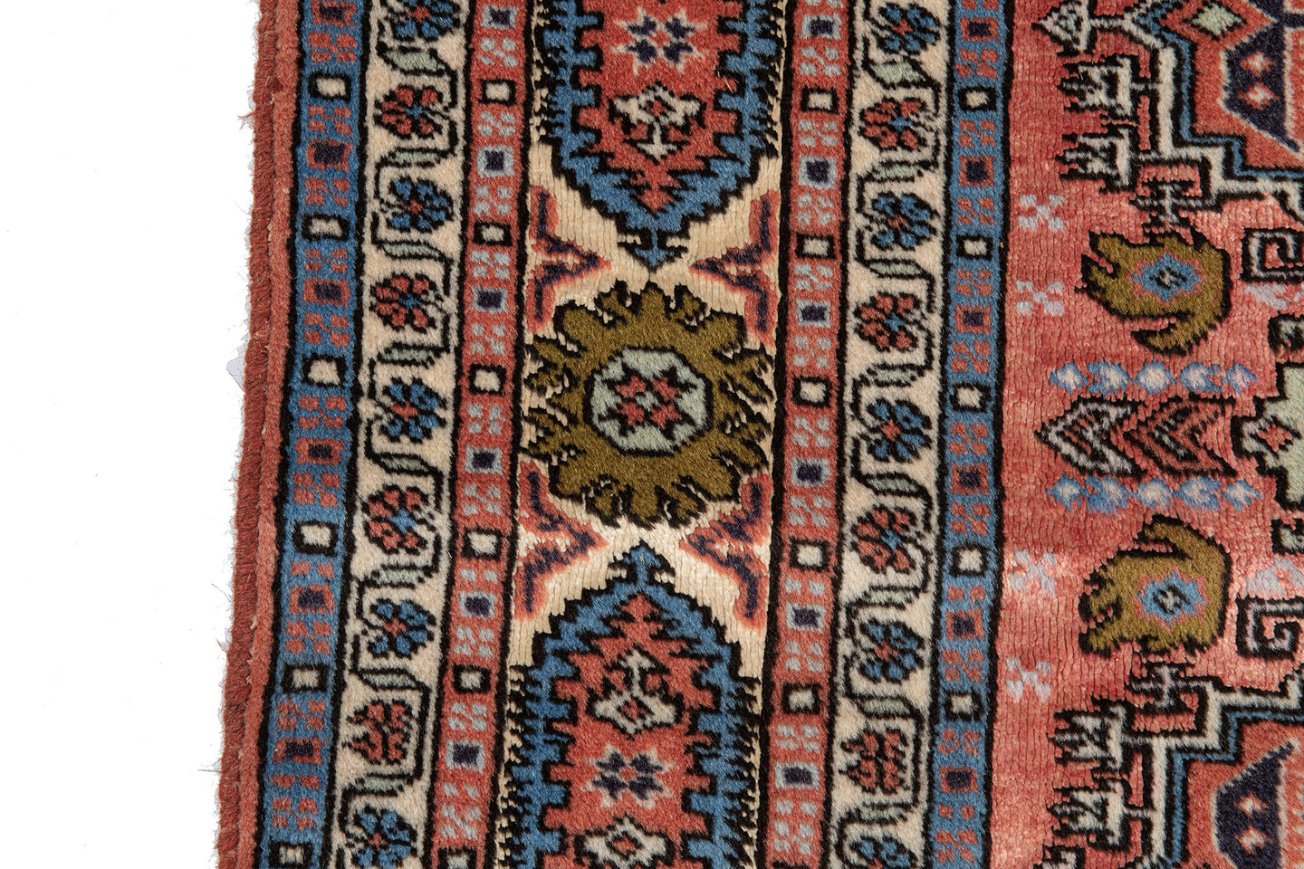 Authentic original hand knotted carpet 193x132 CM