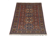 Carica l'immagine nel visualizzatore di Gallery, Authentic original hand knotted carpet 193x132 CM
