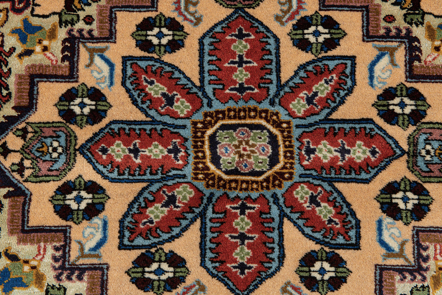 Authentic original hand knotted carpet 195x137 CM