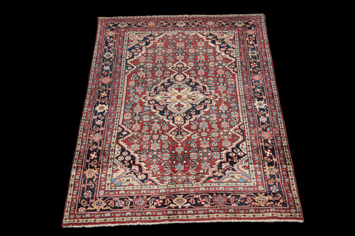 Authentic original hand knotted carpet 195x135 CM