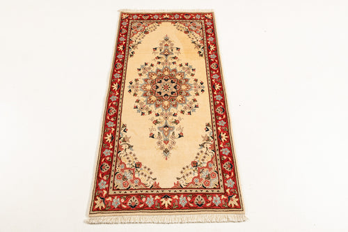 Authentic original hand knotted carpet 155x80 CM