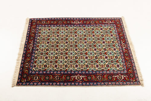 Authentic original hand knotted carpet 140x100 CM