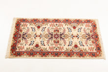 Load image into Gallery viewer, Authentic original hand knotted carpet 129x71 CM
