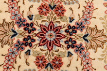Load image into Gallery viewer, Authentic original hand knotted carpet 129x71 CM
