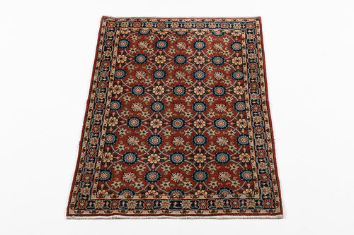 Authentic original hand knotted carpet 147x102 CM