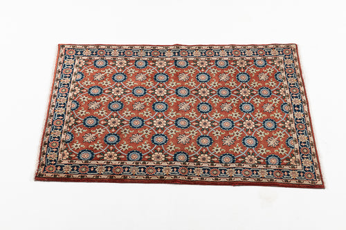 Authentic original hand knotted carpet 147x102 CM