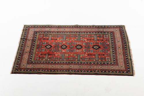 Authentic original hand knotted carpet 195x132 CM