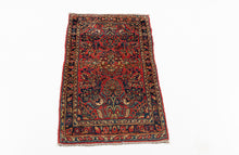 Carica l'immagine nel visualizzatore di Gallery, Authentic original hand knotted carpet 115x73 CM
