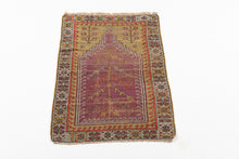 Lade das Bild in den Galerie-Viewer, Vintage Tappeto Carpet Tapis Teppich Alfombra Rug Tapiet 145x96 CM
