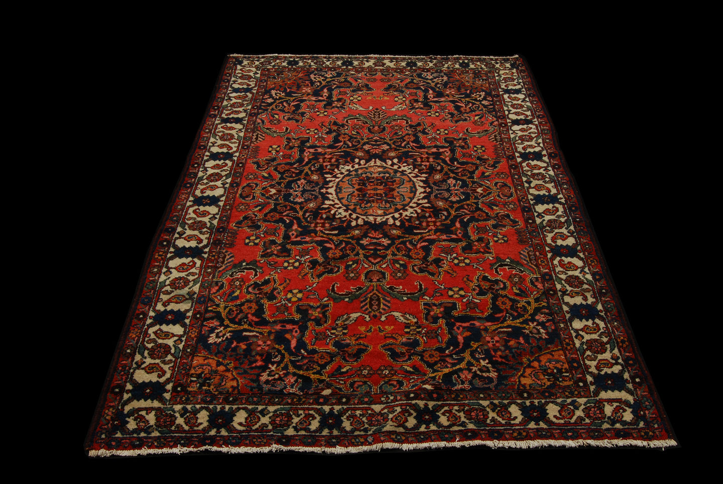 Authentic original hand knotted carpet 225x135 CM