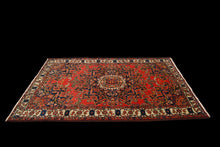 Load image into Gallery viewer, Authentic original hand knotted carpet 225x135 CM
