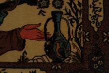 Load image into Gallery viewer, Authentic original hand knotted carpet 95x75 CM
