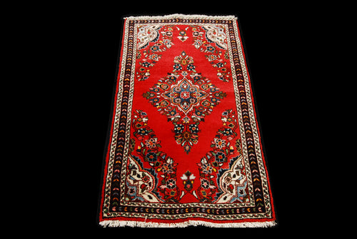 130x68 CM Authentic original hand knotted carpet 