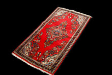 Load image into Gallery viewer, Authentic original hand knotted carpet 130x68 CM
