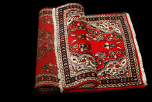 Load image into Gallery viewer, Authentic original hand knotted carpet 130x68 CM
