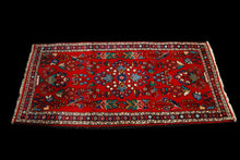 Carica l'immagine nel visualizzatore di Gallery, Authentic original hand knotted carpet 125x67 CM
