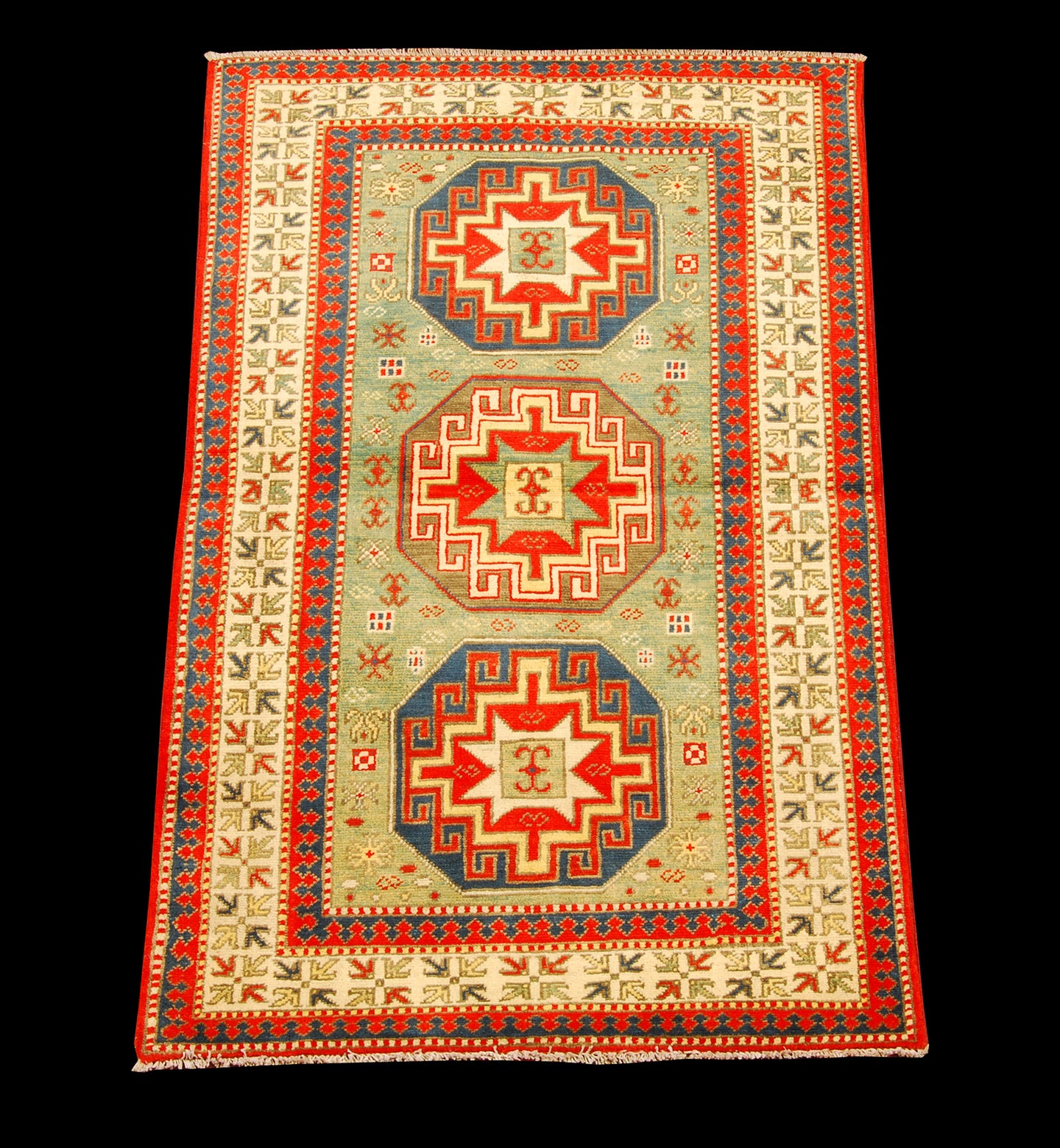 Tappeto Afgani Pakistan Carpet Tapis Teppich Alfombra Rug Ghazni 148x94 CM 