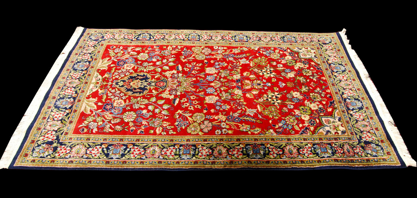 Authentic original hand knotted carpet 180x118 CM